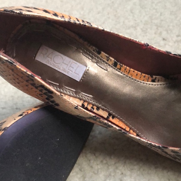 Rachel by Rachel Roy Studded snakeskin heels. - Picture 7 of 8